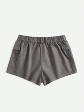 Flap Pocket Side Cargo Shorts